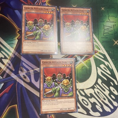 Yugioh! Goblin Attack Force x3 LDK2-ENJ11 Playset NEW Unlimited NM/M