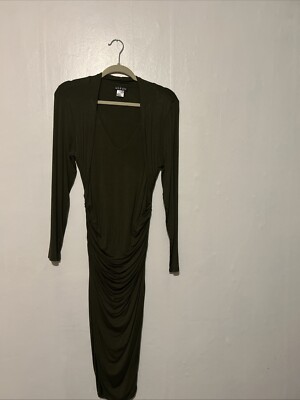 Venus. Sage, Green ￼Body con  Dress M