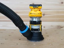 1 7/8" Shop Vac Hose Adapter for Dewalt Trim Router