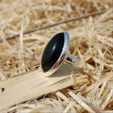 Black Onyx Gemstone 925 Sterling Silver Christmas Gift Ring All Size BM-562