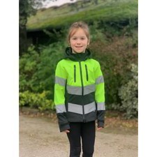 Cameo Equine Junior Water Repellent Hi Vis Jacket Yellow
