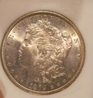 1879 Morgan Silver Dollar - BU,  Fully Toned Rev, Llight toning obv 4077