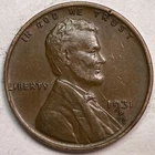 1931-D Lincoln Wheat Cent Almost Uncirculated AU Coin #10607