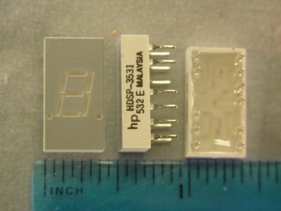 3 HDSP-3531 7 Segment Displays, High Light Conditions