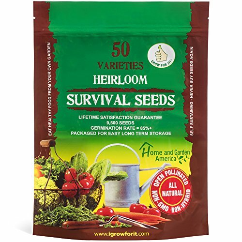 Patriot Seeds Organic Seed Vault Survival Kit Nongmo 100 Heirloom