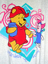 Vintage Disney Winnie The Pooh Sleep Shirt One Size Womens 90s Cartoon Piglet