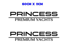 Premium Cast Custom Princess Yachts Aufkleber für Boot/Yacht/Cruiser
