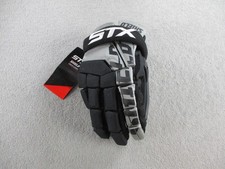 STX Shield 300 Lacrosse Single Goalie Glove Large Black Gray Protective Gear 13"