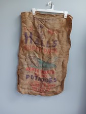 Hall's Edinburg North Dakota Red River Burlap Potato Sack 100 Pound Bag