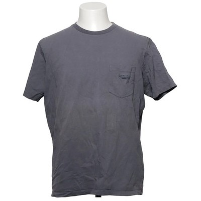 Blanc Bleu, T-shirt, Größe: L, Grau, Baumwolle, Einfarbig, Herren #KHl