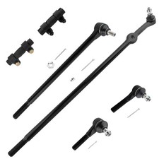 Ford Bronco F 150 F 250 Front Outer Tie Rod Ends 6pc Center Link Kit