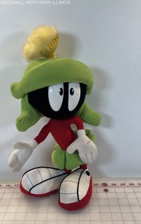 Vtg 1994 Looney Tunes Tyco Playtime Marvin the Martian 16" Plush Toy Doll Figure