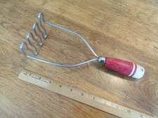 vintage Stainless Steel Potato Masher