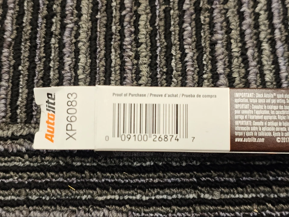 (QTY 4) Autolite XP6083: Iridium XP Spark Plug For 2016 Ford Transit Connect - Image 4 of 4