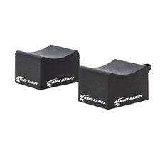 Race Ramps RR-WC-8 Wheel Cribs 15" x 12" x 8 in Composite Foam Black Pair