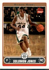2006-07 Topps #261 Solomon Jones