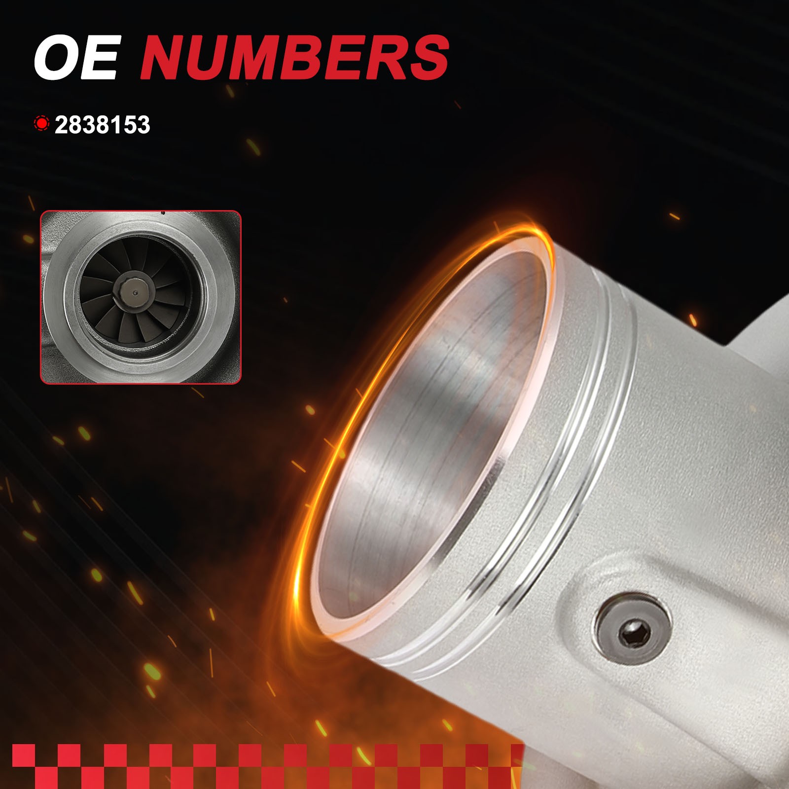 Turbo Turbocharger For HE500VG HE561VE ISX07 ISX1 ISX-EGR ISX15 Cummins 15.0L thumbnail 3