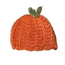 Crochet Pumpkin Baby Hat 0-6M