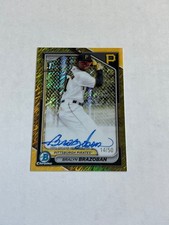 2024 Bowman Chrome 1ST Bralyn Brazoban Auto SP 14/50 Gold Shimmer Refractor
