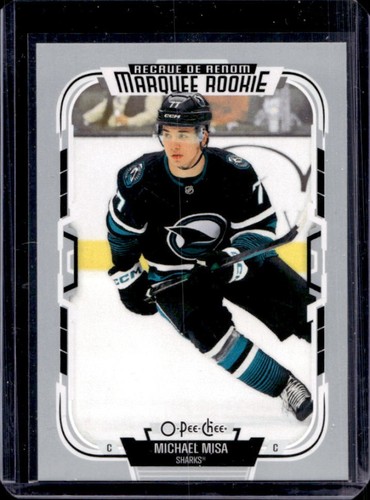 2025-26 Upper Deck O-Pee-Chee Michael Misa RC Marquee #597 Sharks Rookie