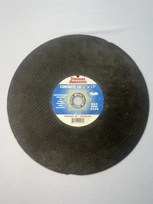 Virginia Abrasives 424-10212 12''x1/8''x20mm Cut-Off Wheels - Concrete - 10 Pk