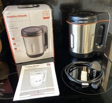 Morphy Richards Compact 1 Litre Soup Maker-Boxed-Immaculate Con-Hardly Used