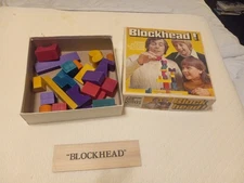 VINTAGE 1975 BLOCKHEAD! Parker Brothers Balancing Game Original Box