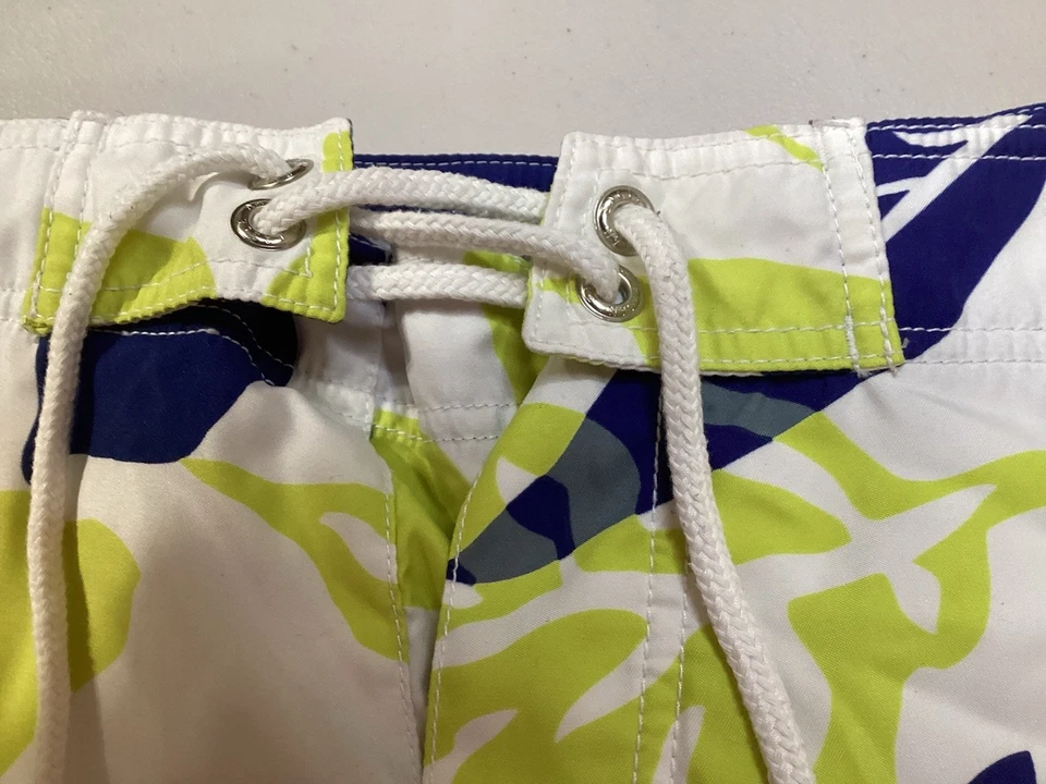 BAÚS DE NATAÇÃO HAVAIANOS MASCULINOS ÁGUIA AMERICANA AZUL E VERDE TAMANHO 40 - Imagem 3 de 4