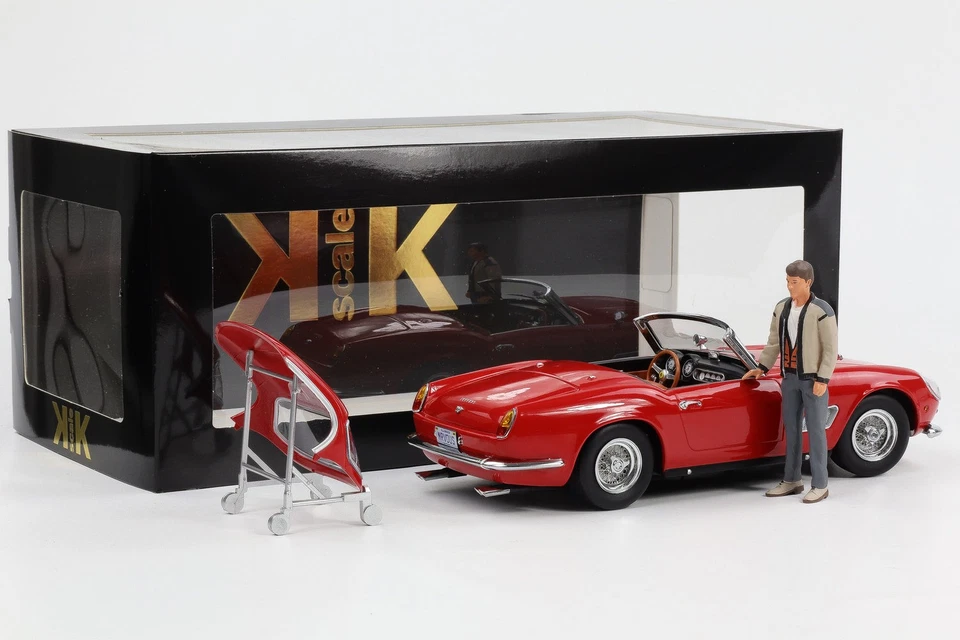 1:18 Ferrari 250 GT California Spyder US Voiture de Film Figurine Ferris Macht - Photo 3/4