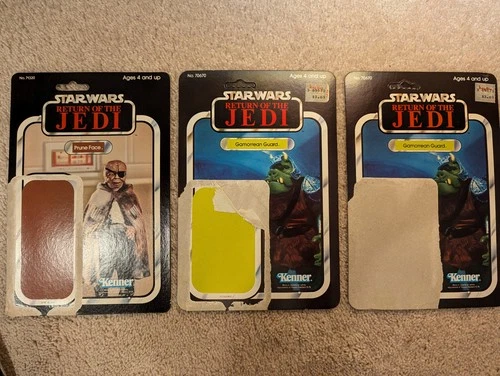 Star Wars lot of 38 Vintage Original Cardbacks
