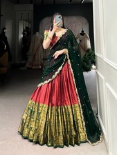 Lehenga Choli Set New Pakistani Style Bollywood Wedding Party Wear for Women