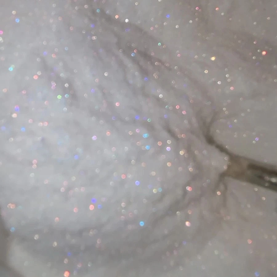 Bonnie B Aurore Blanche Aurora Glitter Nail Powder White Iridescent K-Beauty - Photo 4/4