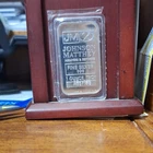 Johnson Matthey Silver Bar 1 Troy Oz .999 Fine Precious Metal Content Total 1 Oz