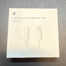 Apple Lightning Male to 3.5mm Jack Female Adapter White MMX62AM/A