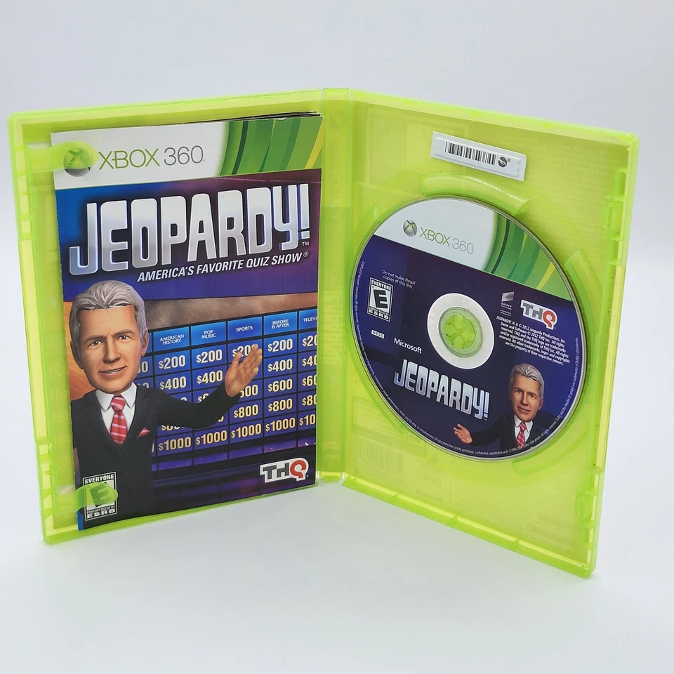 Jeopardy Microsoft Xbox 360 X360 Complete CIB - Image 3 of 3