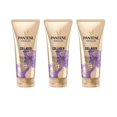 3x Pantene Miracles Collagen Repair Intensive Serum Hair Conditioner Pro-V 270ml