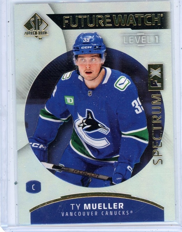 2025-26 SP AUTHENTIC Hockey FUTURE WATCH SPECTRUM FX FUTURE WATCH Ty Mueller