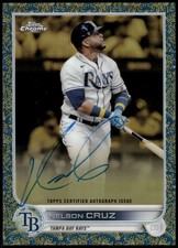 2022 Topps Gilded Collection #GEA-NC Nelson Cruz Gold Etch Auto Blue #/50