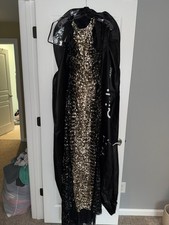 Sequin Black and Gold Sherri Hill Formal Prom/ Pageant Dress
