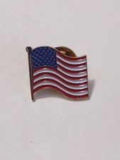 Classic American Flag USA Made Lapel Pin