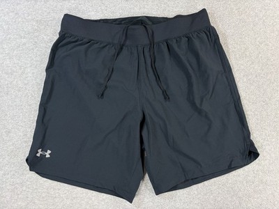 NWTUnder Armour LAUNCH Lined Running Training Shorts (Men's XL) Black - 8''