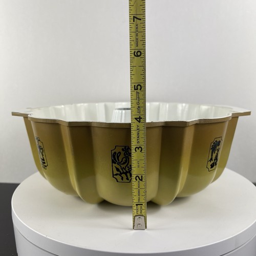 Vintage Nordic Ware Konvolut Pfanne Senfgelb Ernteszenen - Bild 9 von 10