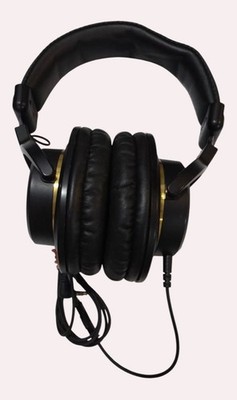 Audio-Technica ATH-PG1 Gaming Headset Black Gold Tested Works