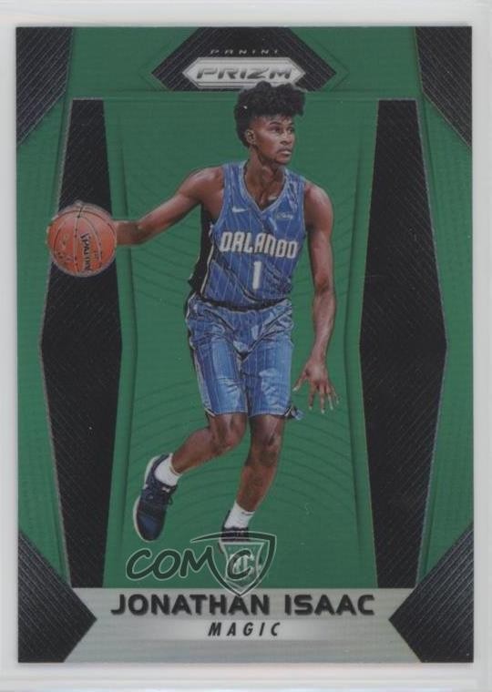 2017-18 Panini Prizm Green Prizm Jonathan Isaac #73 0nr3