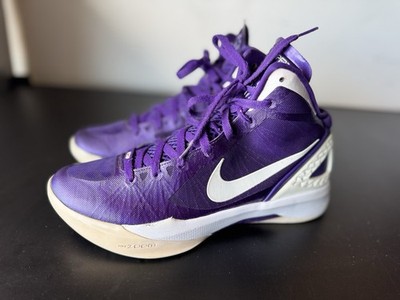 Men s Nike Hyperdunk Zoom Purple High Top Shoe 454143-500 Shoes Size 9.5