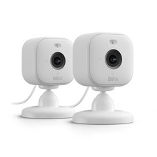 Image of Blink Mini 2 - Plug-In CCTV Smart Security 2 Camera Pack - White