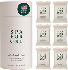 Shower Steamers Aromatherapy 6 Pack - Made in USA with Natural Essential Oils fo