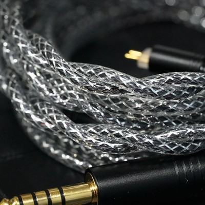 2 core OCC silver-plated palladium earphones upgrade cable QDCMMCX Shure ie900