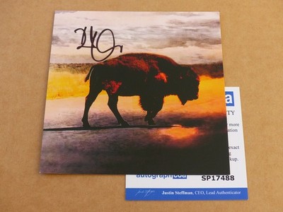 ROBERT PLANT Led Zeppelin signed Autogramm signiert 12x12 cm Art Card  ACOA  COA