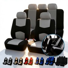For Chevrolet Car 25 Seat Covers Polyester Cloth Front Rear Set Protector Mat